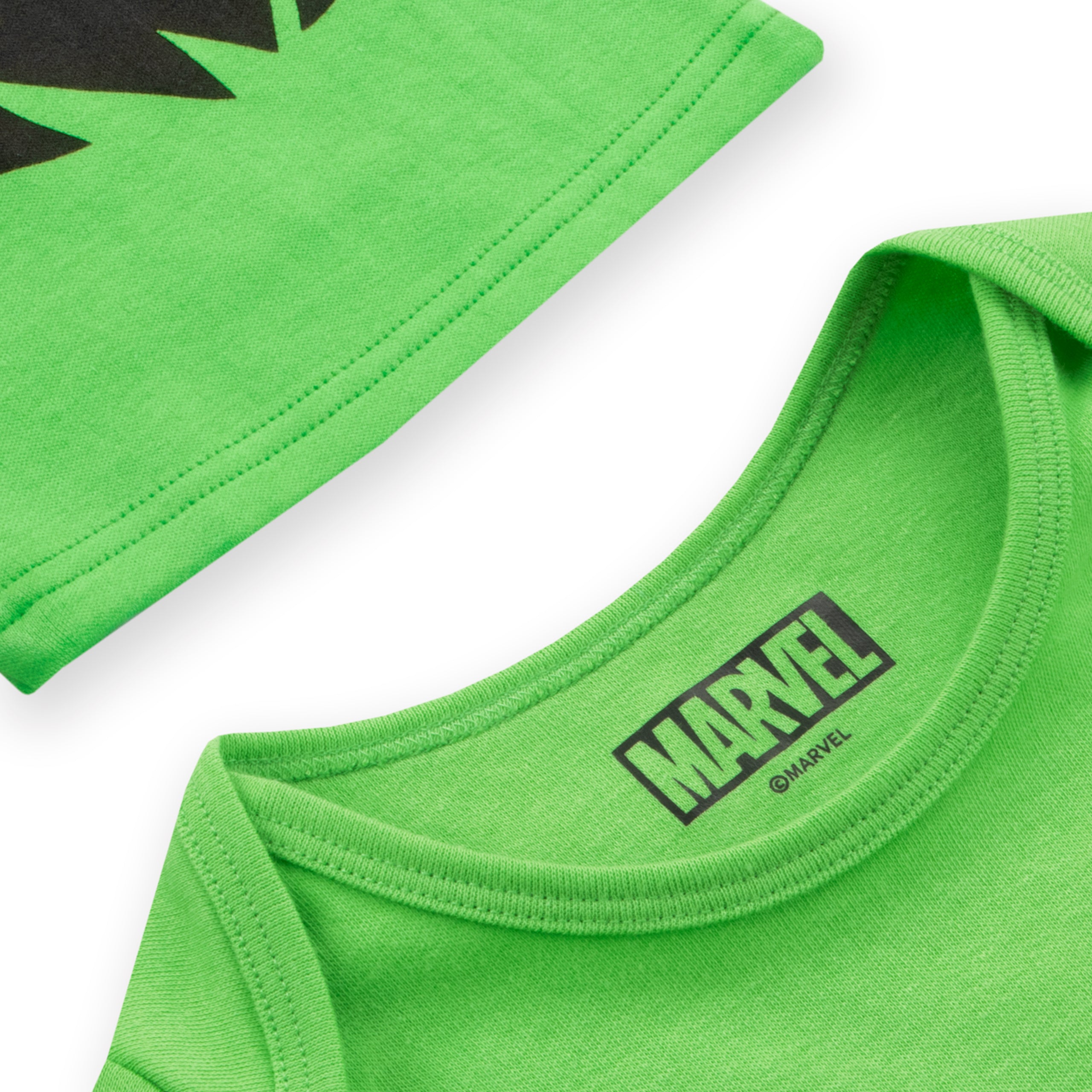 Baby The Incredible Hulk Sleepsuit and Hat Set