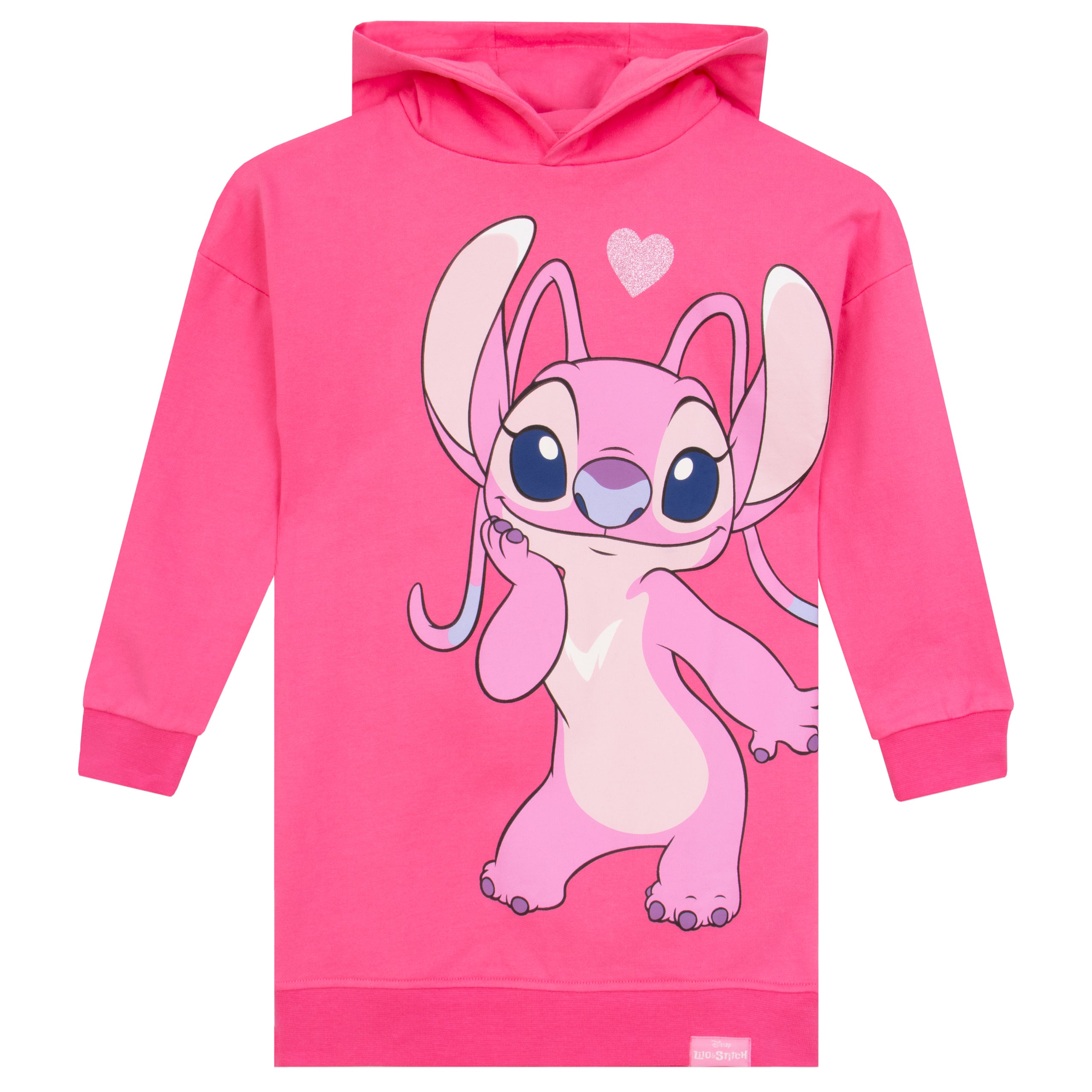 Lilo And Stitch Longline Hoodie - Angel