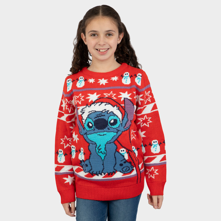 Lilo and stitch christmas jumper girls