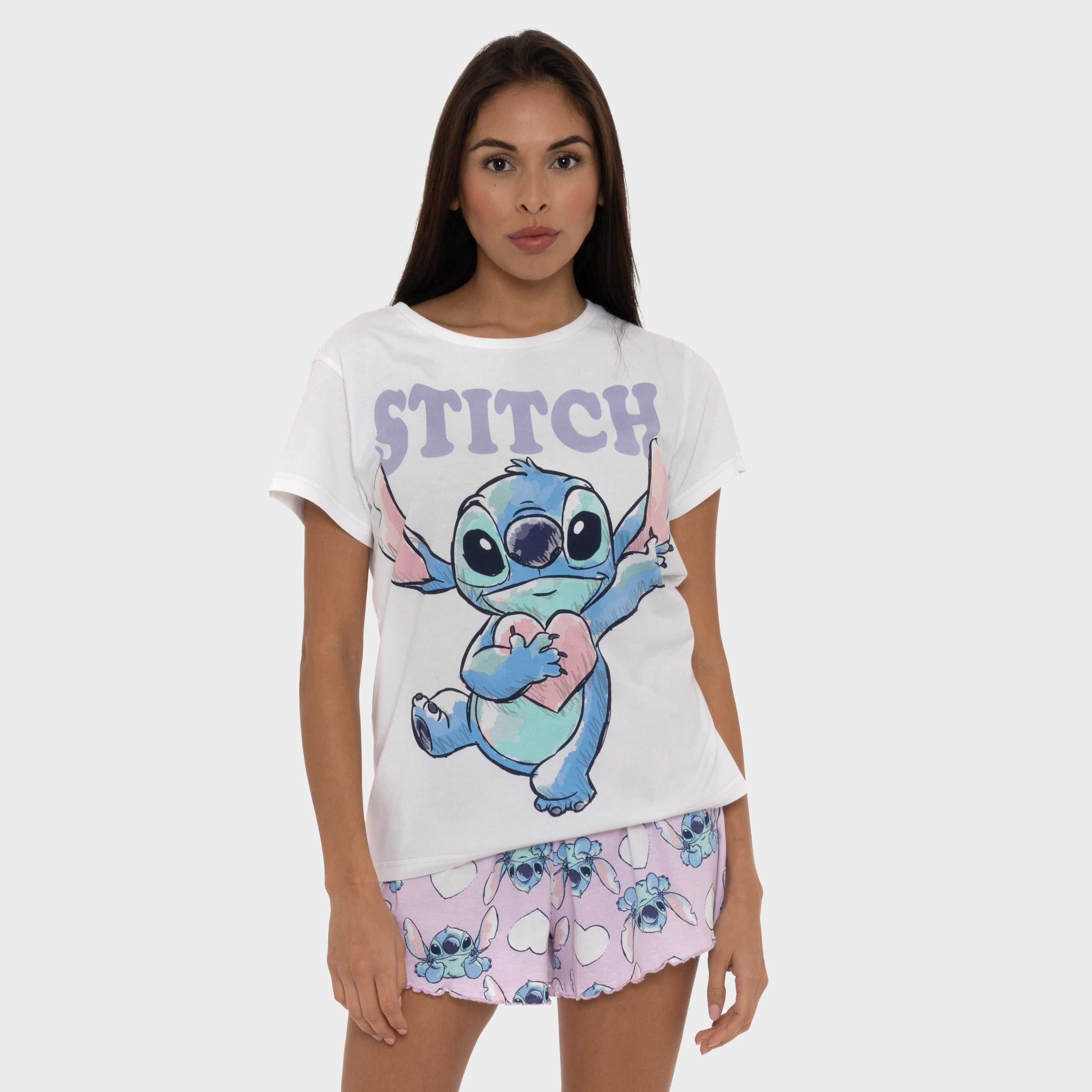 Kvindernes Stitch Korte Pyjamas