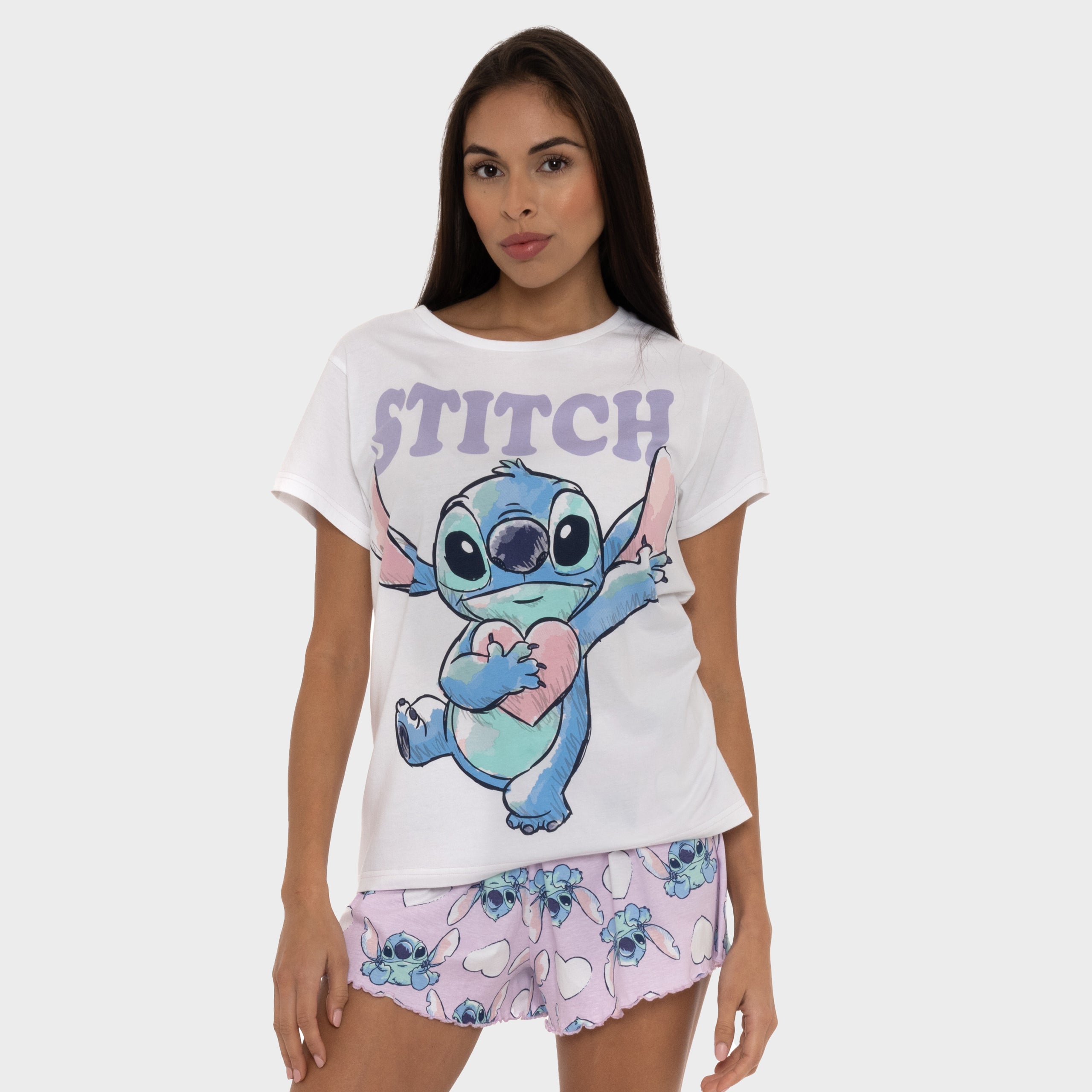 Kvindernes Stitch Korte Pyjamas