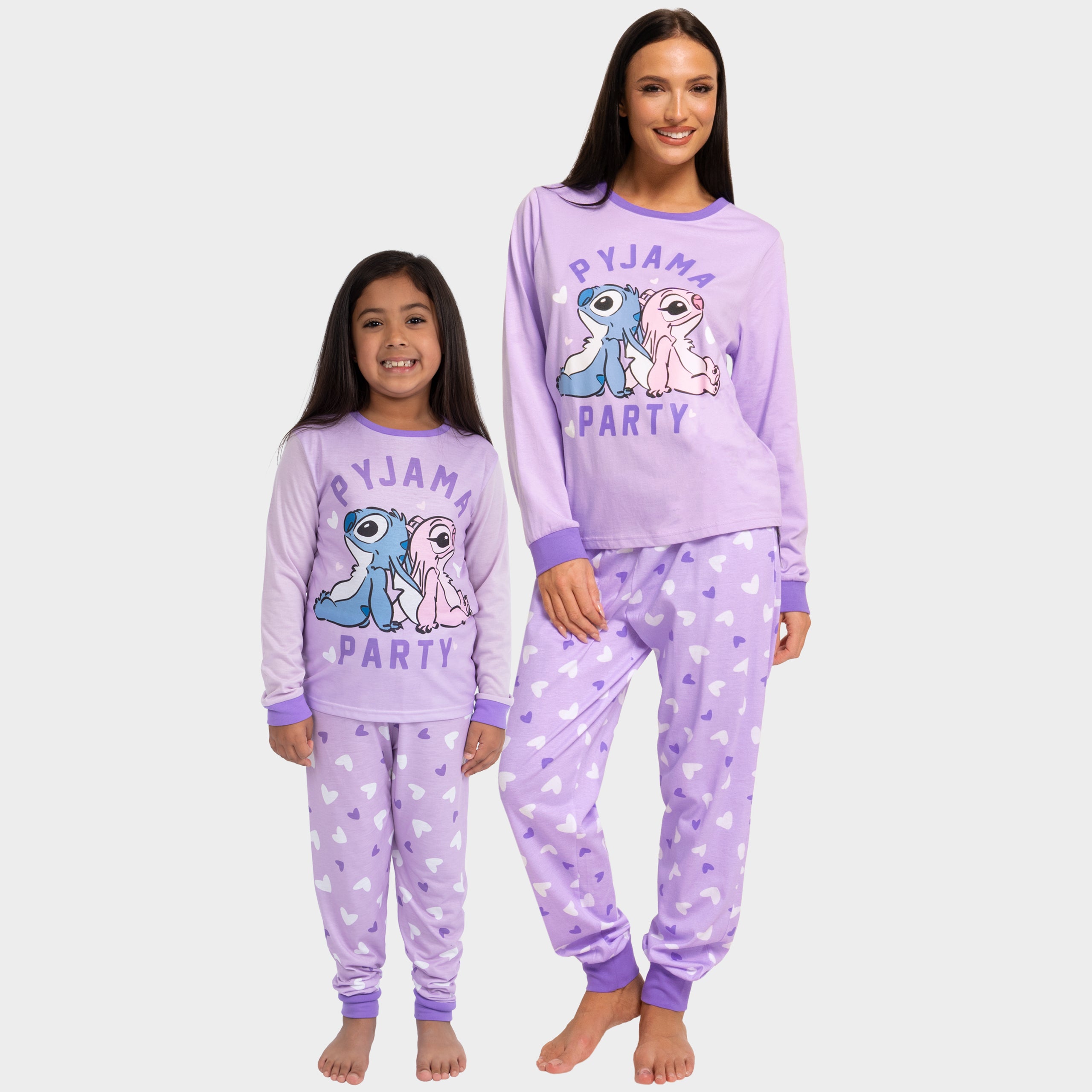 Kvinders Lilo & Stitch Pyjamas - Stitch Og Angel