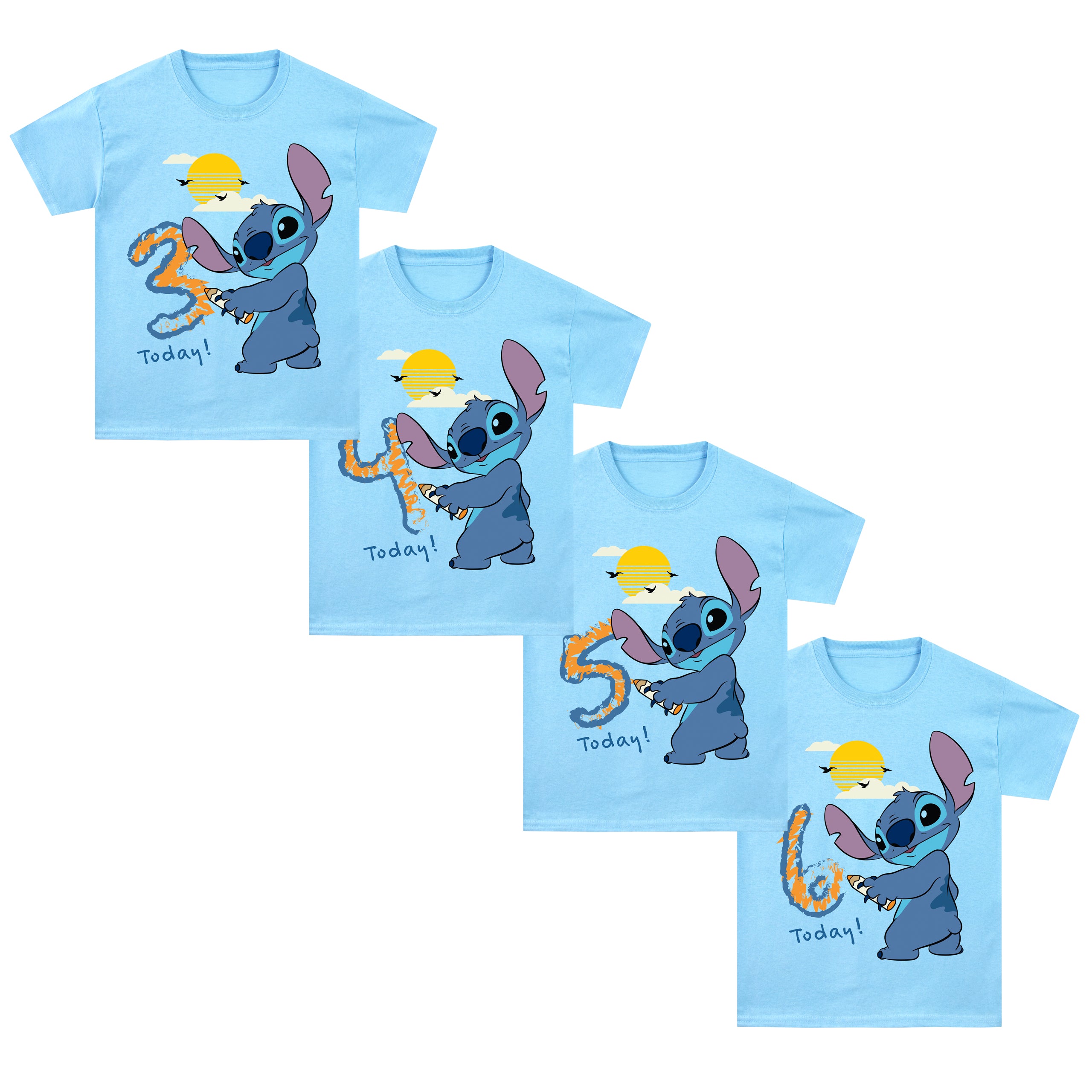 Disney Lilo And Stitch Birthday T-Shirt