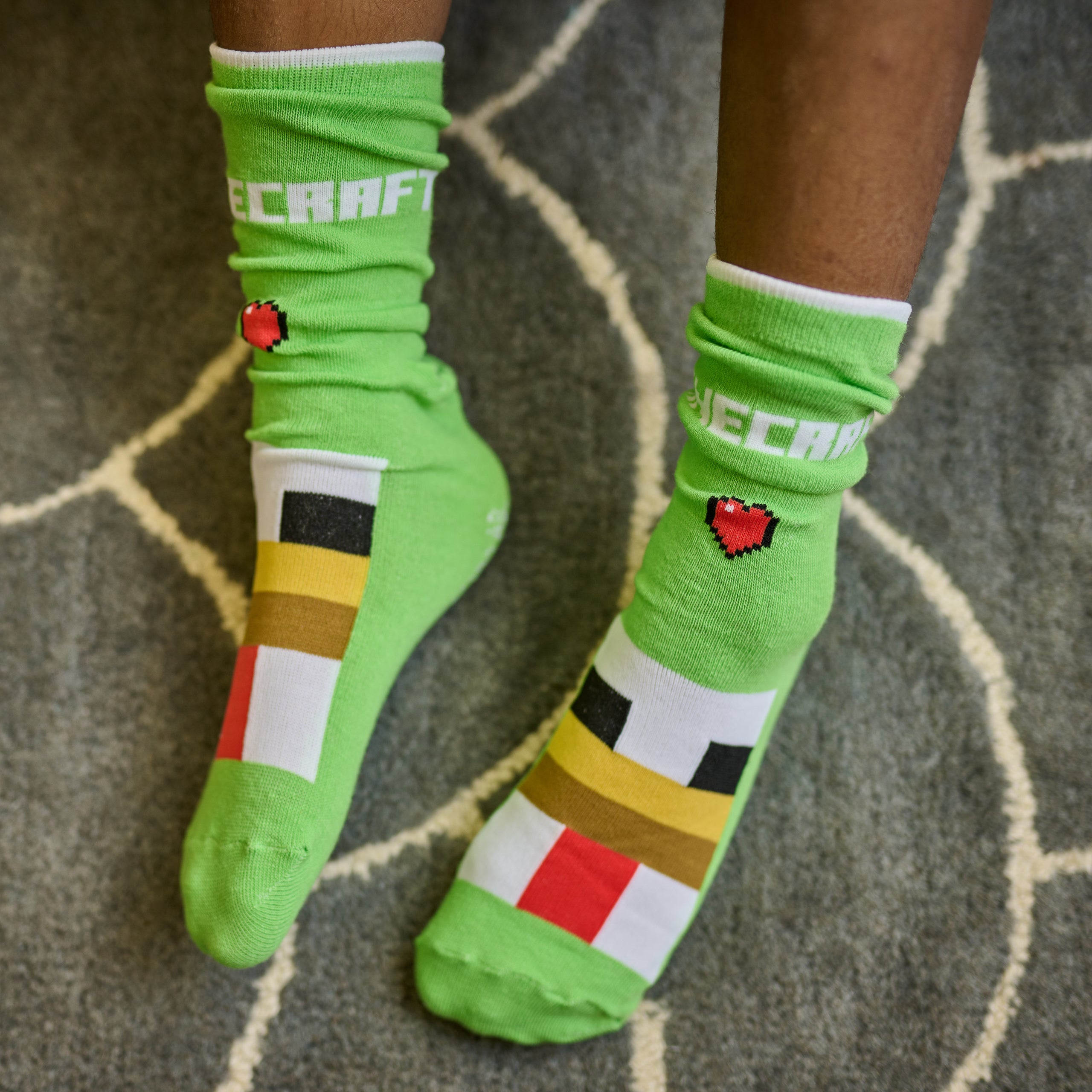 Kids Minecraft Socks - Pack of 3