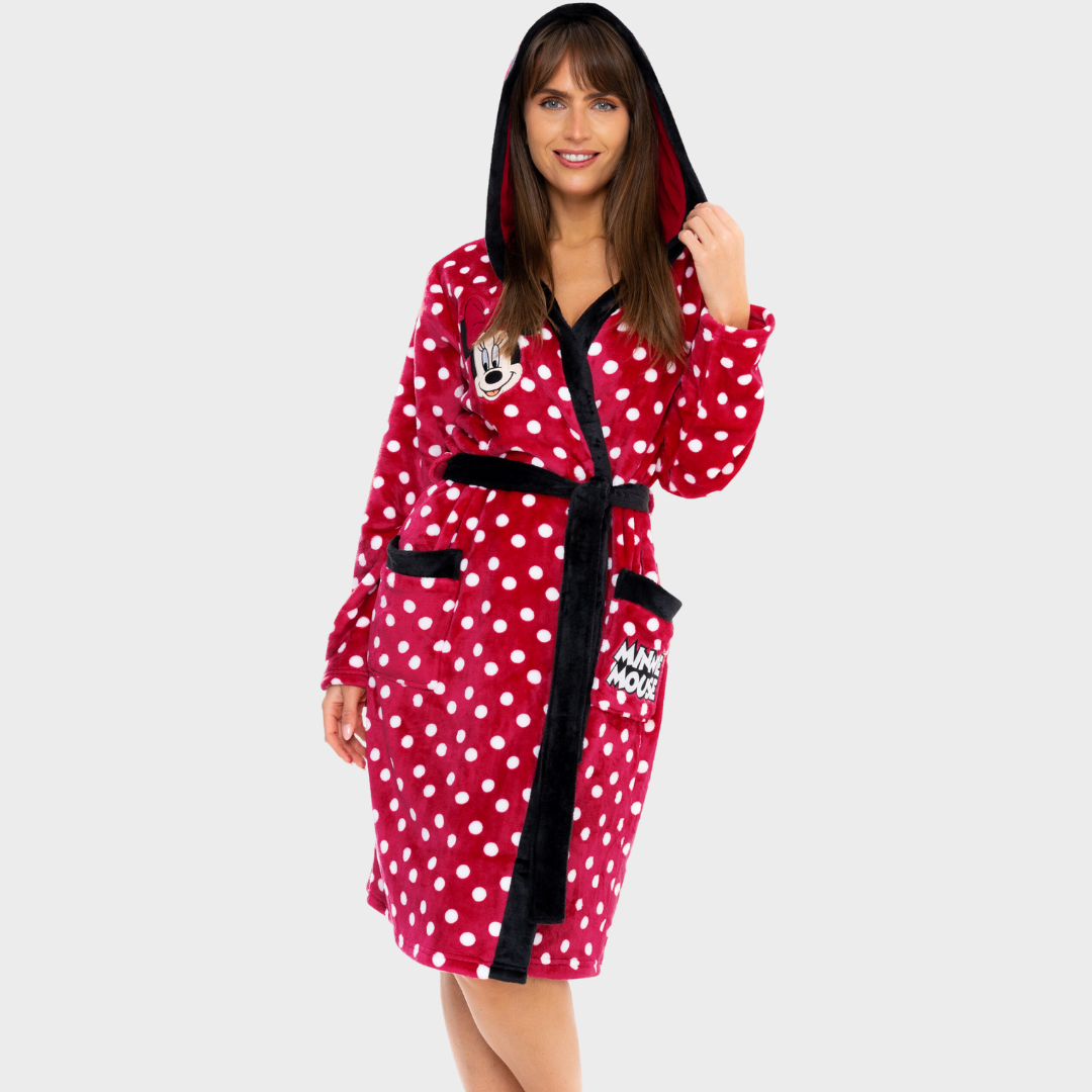 Womens Minnie Mouse Dressing Gown