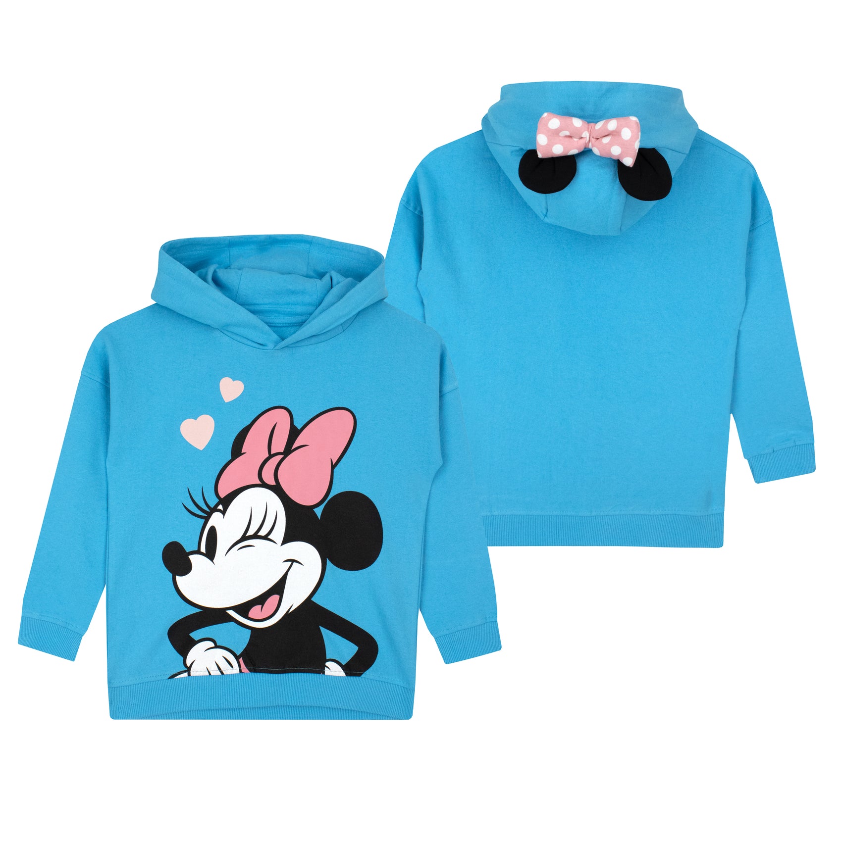 Disney Minnie Mouse Hoodie Kids Official Character Merchandise