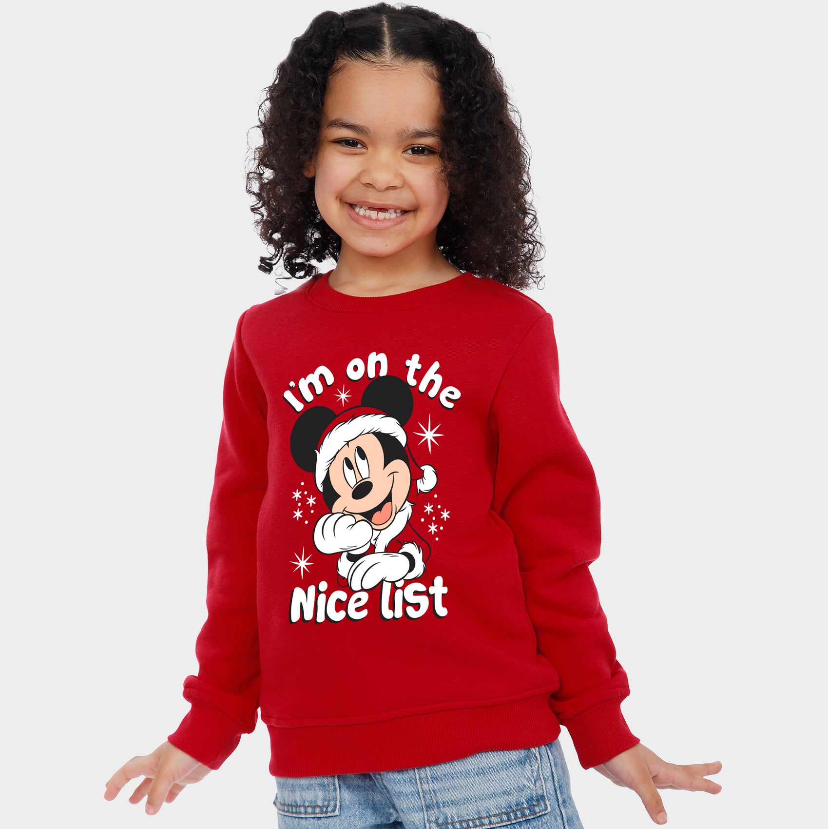 Mickey Mouse Christmas Sweatshirt Girls Sweater Character