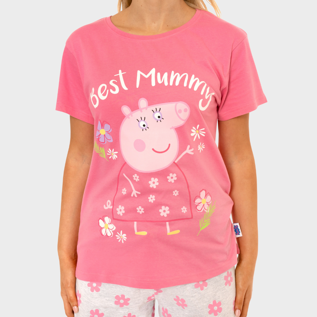 Ladies Peppa Pig Pyjamas - Mummy Pig