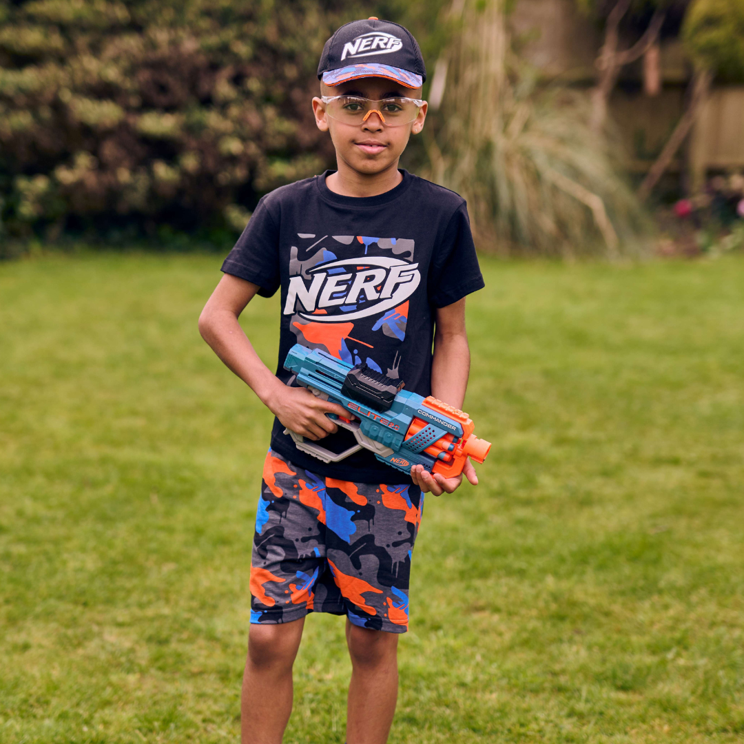 Nerf T-shirt og shorts sæt