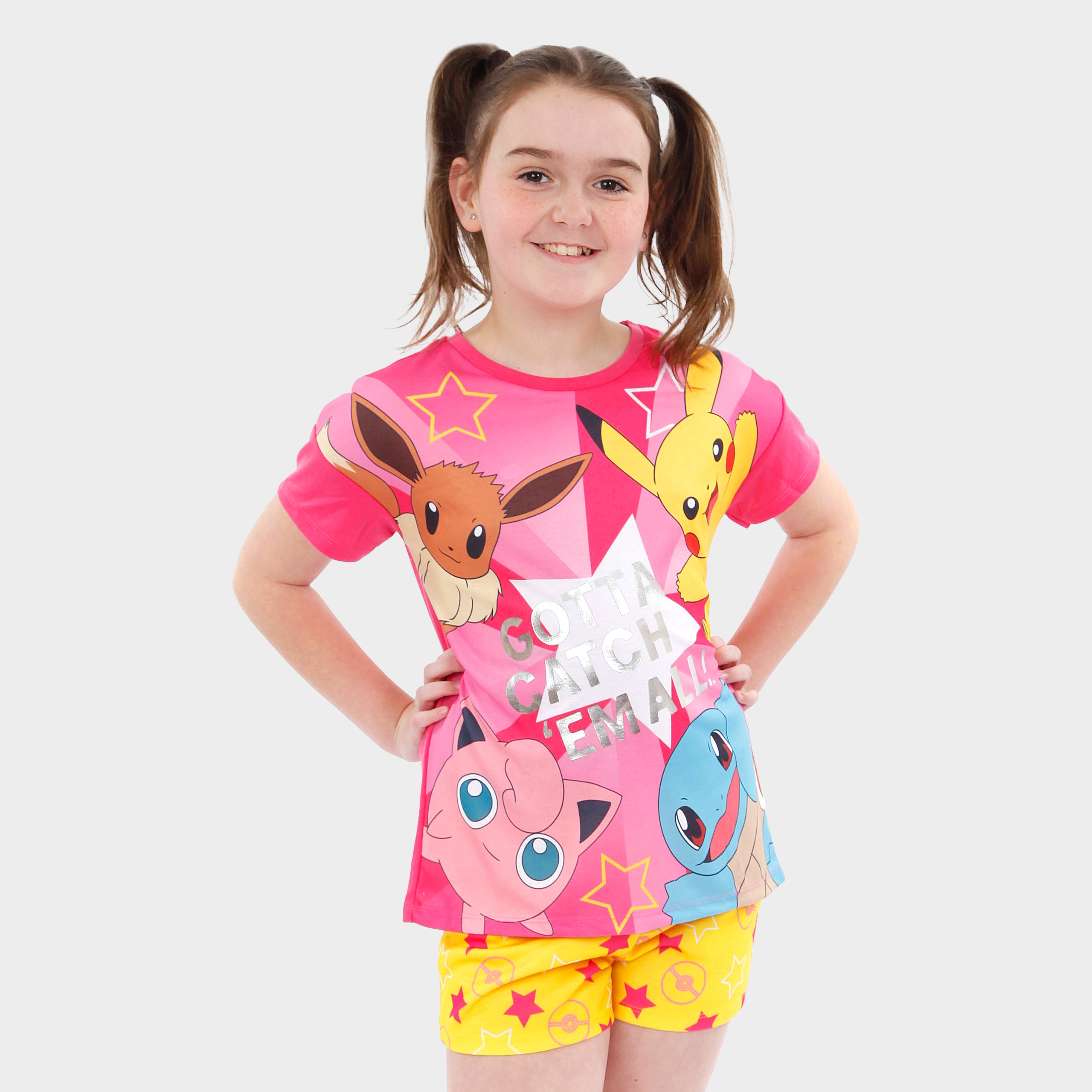 Girls Pokemon Short Pyjamas