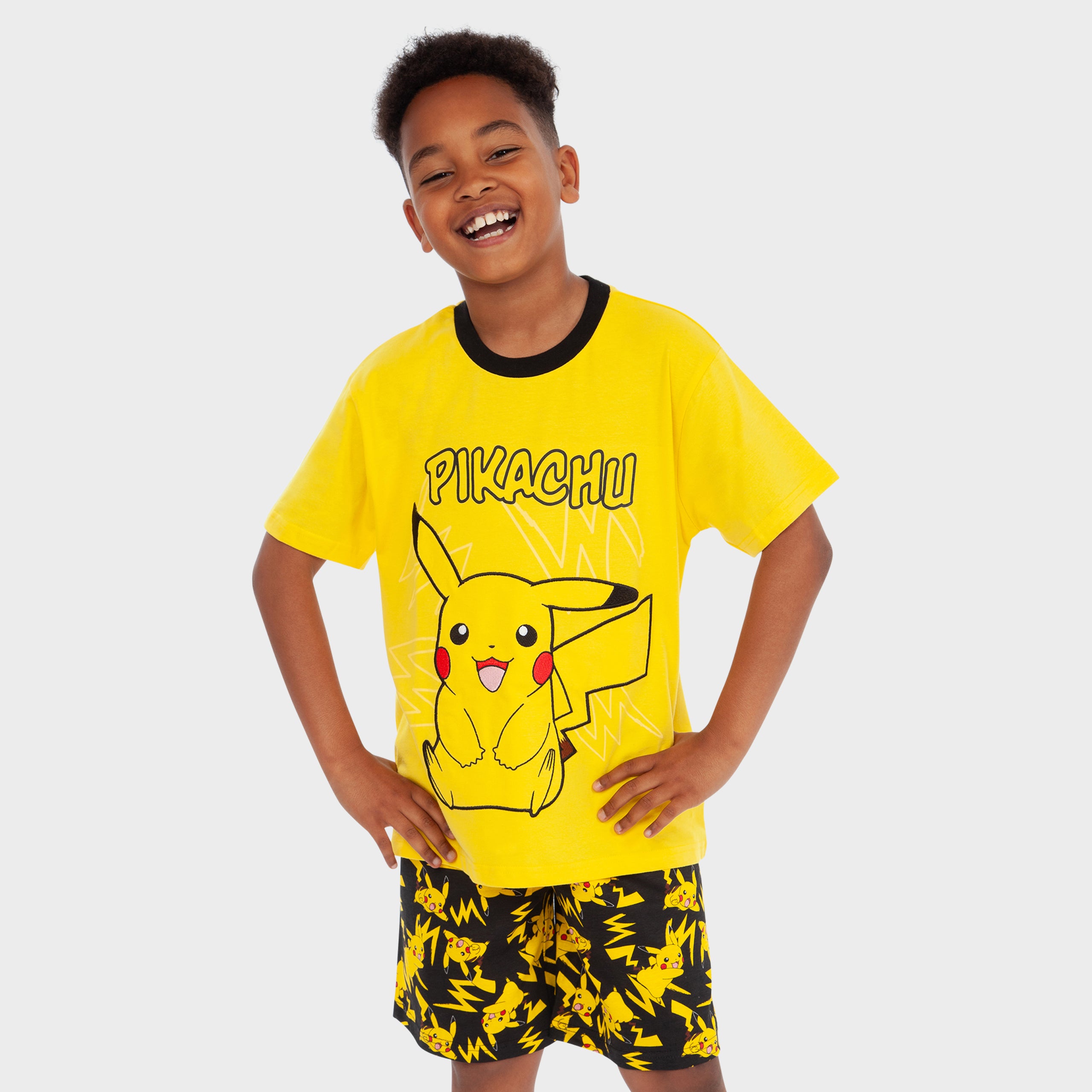 Pokemon Short Boys Pyjamas - Pikachu