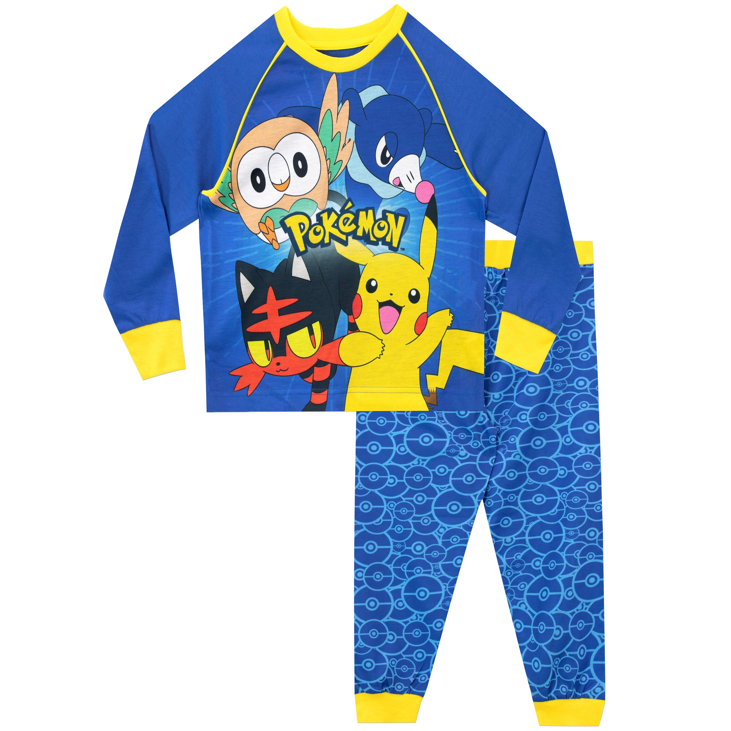 Pokemon Pyjamas - Pikachu, Popplio, Rowlet, and Litten