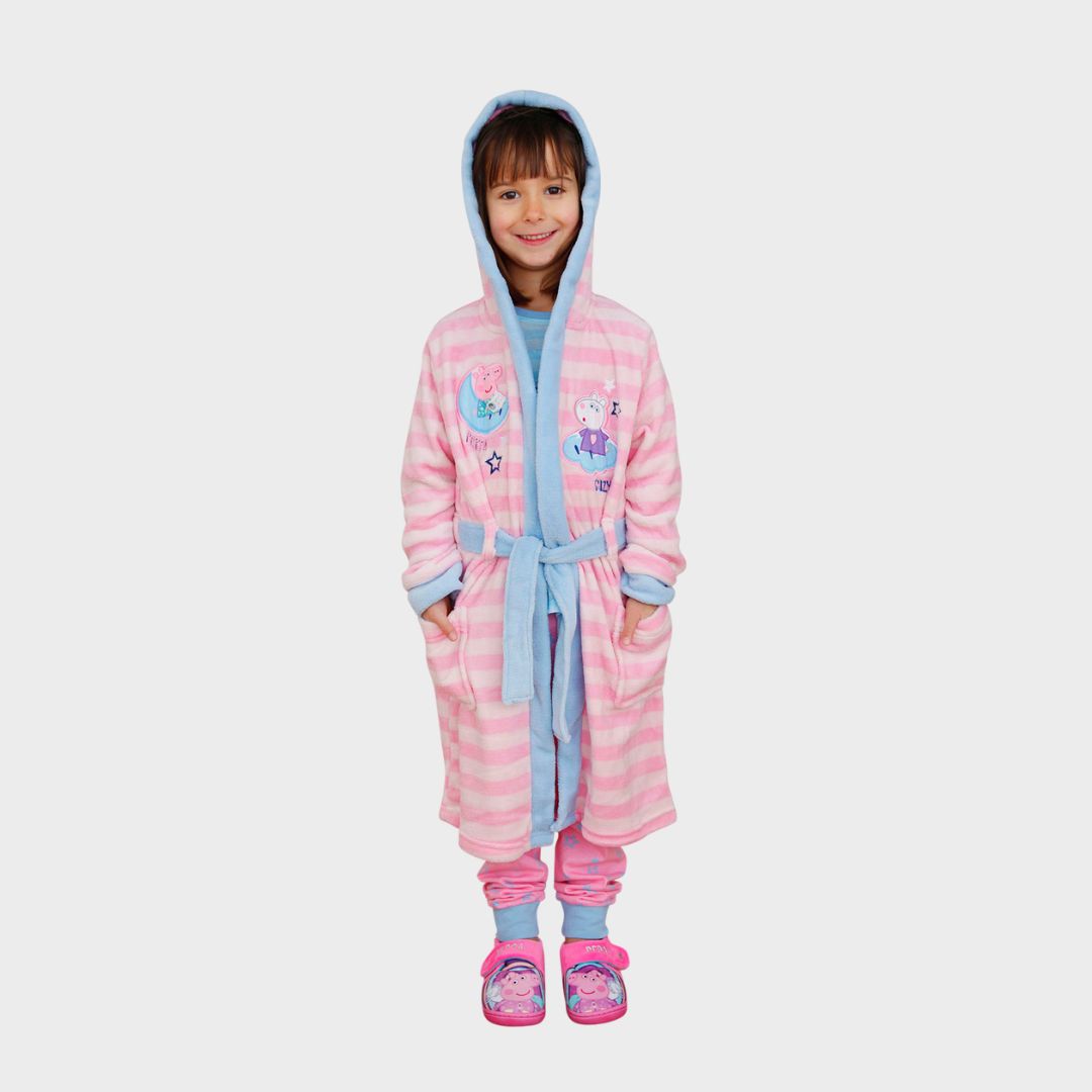 Kids Peppa Pig Dressing Gown and PJ Set