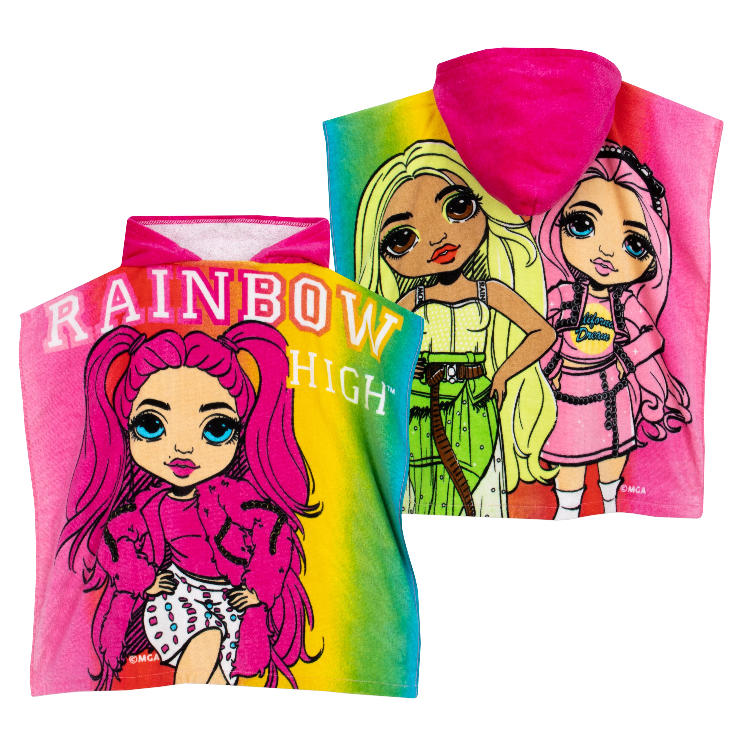 Rainbow High Towel Poncho