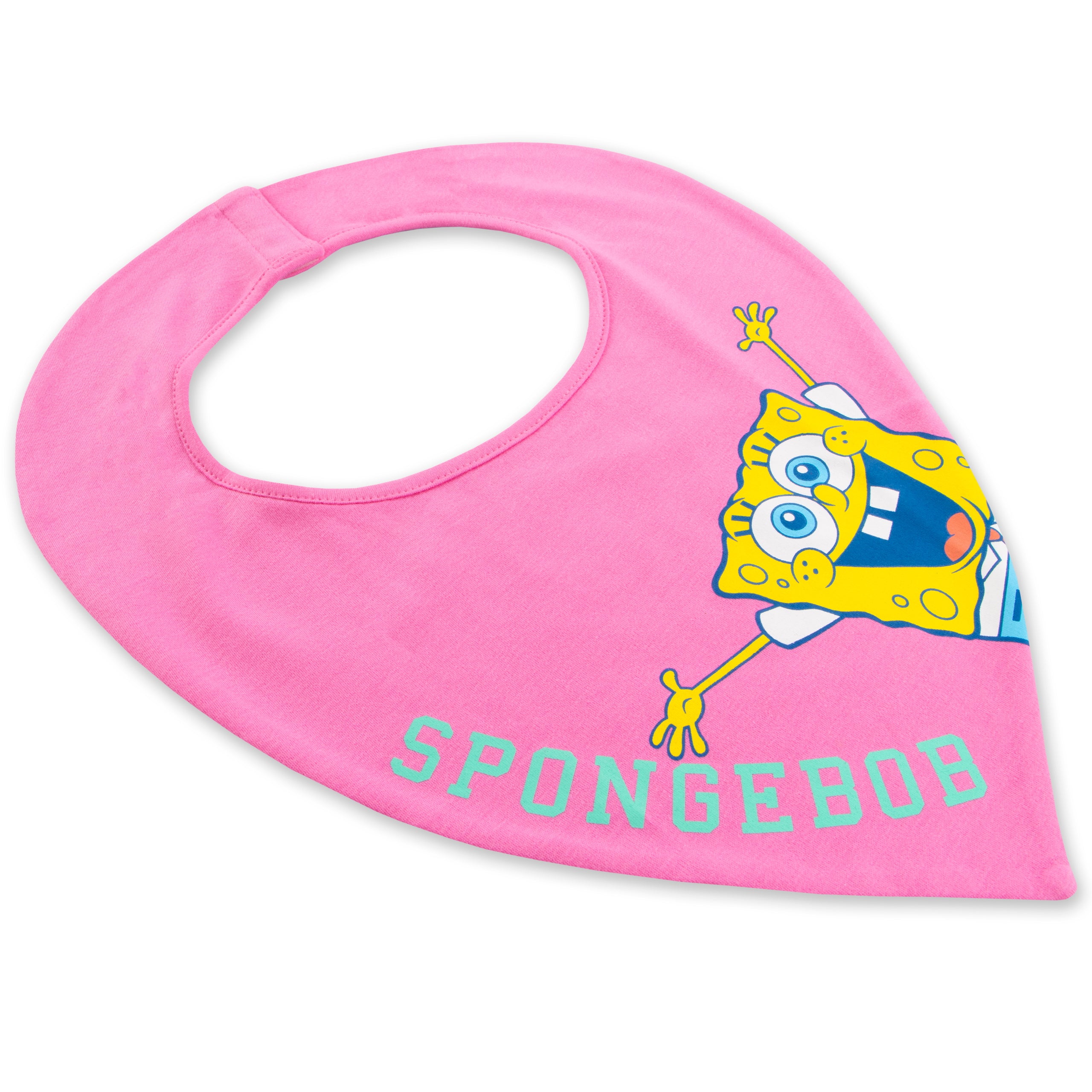 SpongeBob SquarePants Adaptive Dribble Bib - Pink