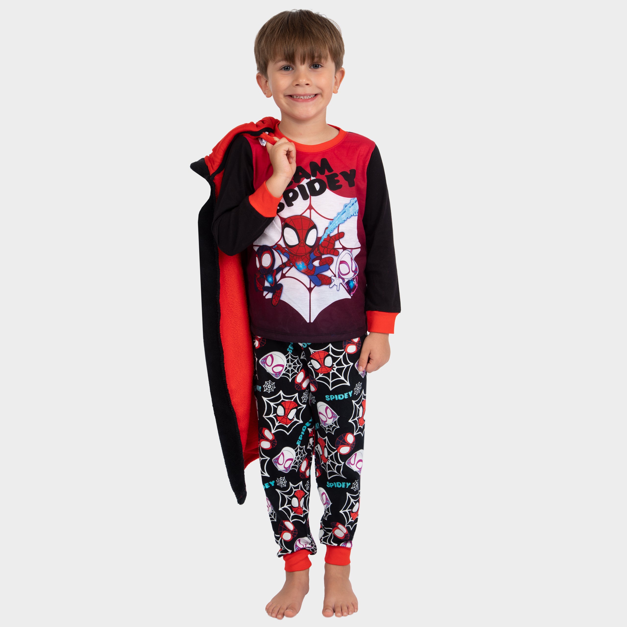 Spidey And Friends Pyjamas And Dressing Gown