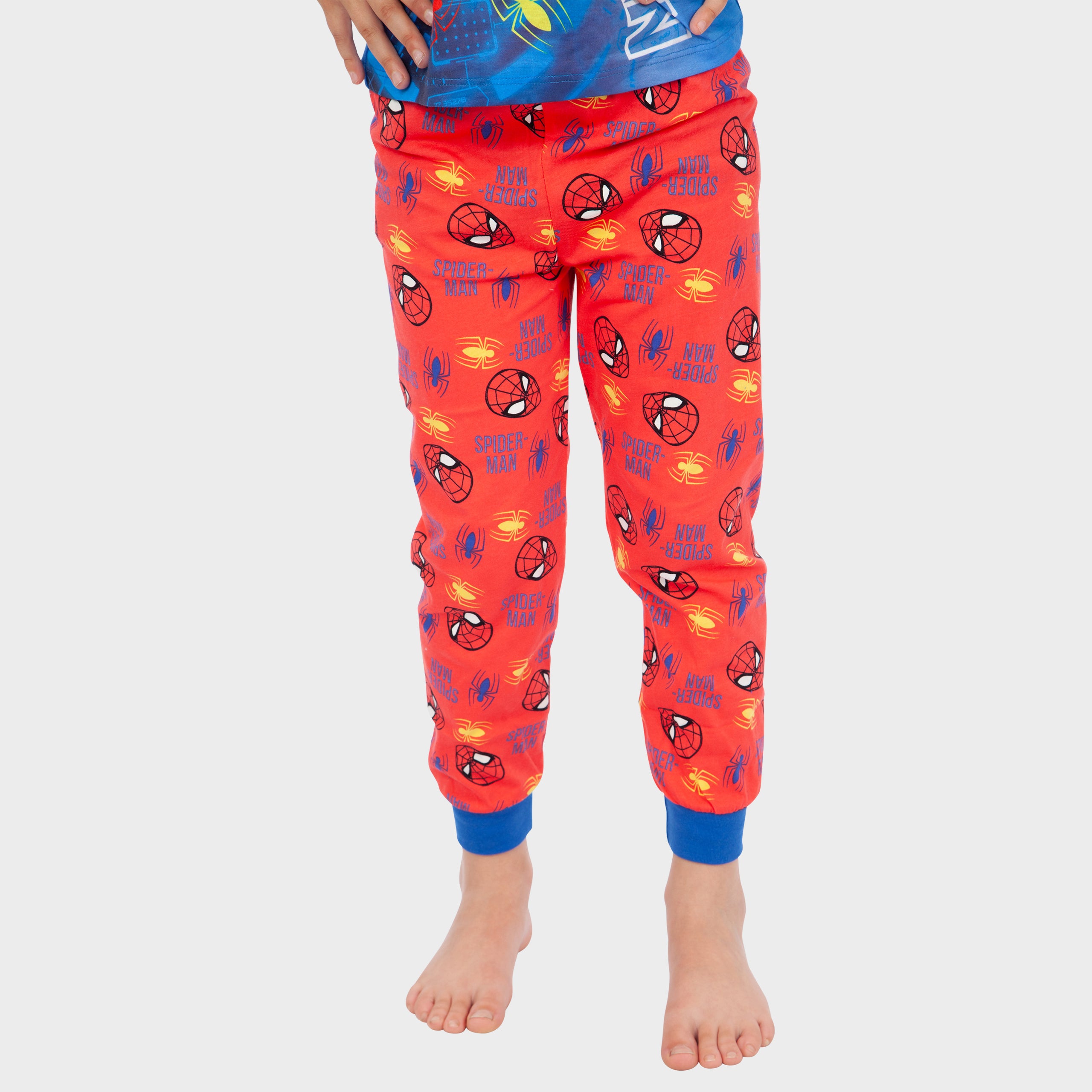 Boys Marvel Spiderman Pyjamas And Dressing Gown Set