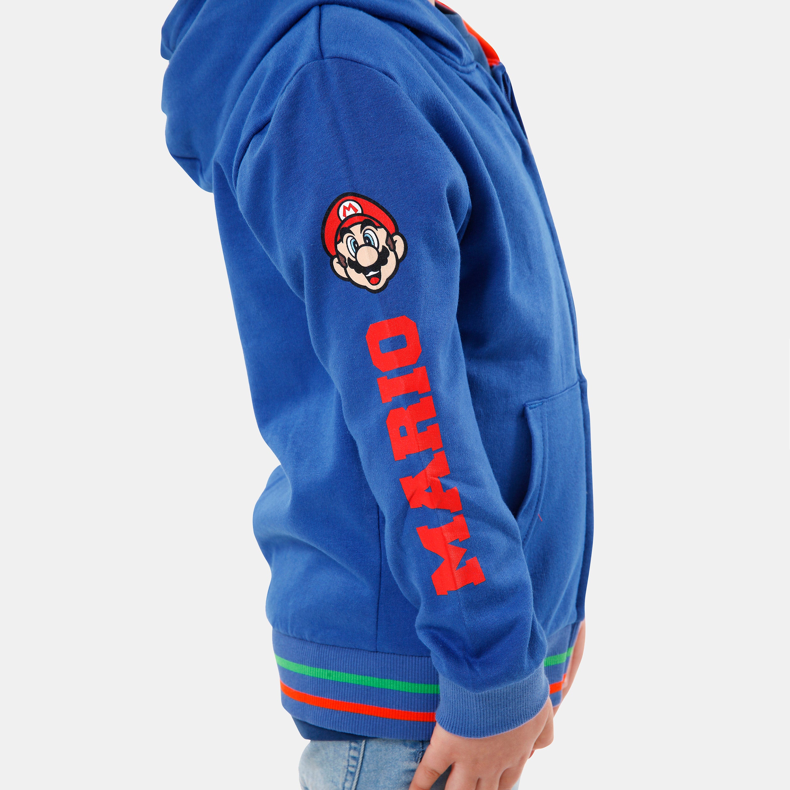 Super Mario Bros Zip-Up Hoodie