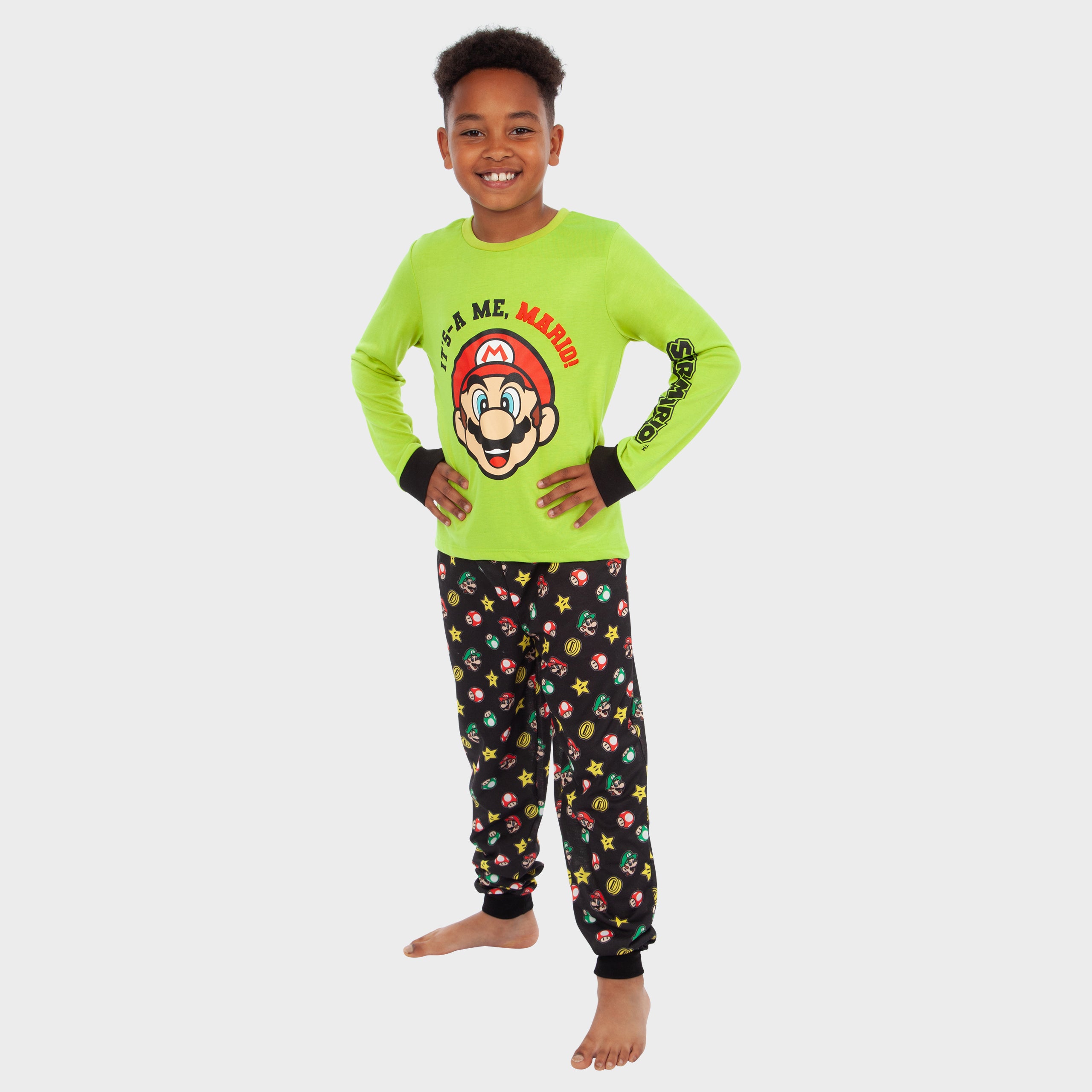 Super Mario drenge pyjamas - Mario