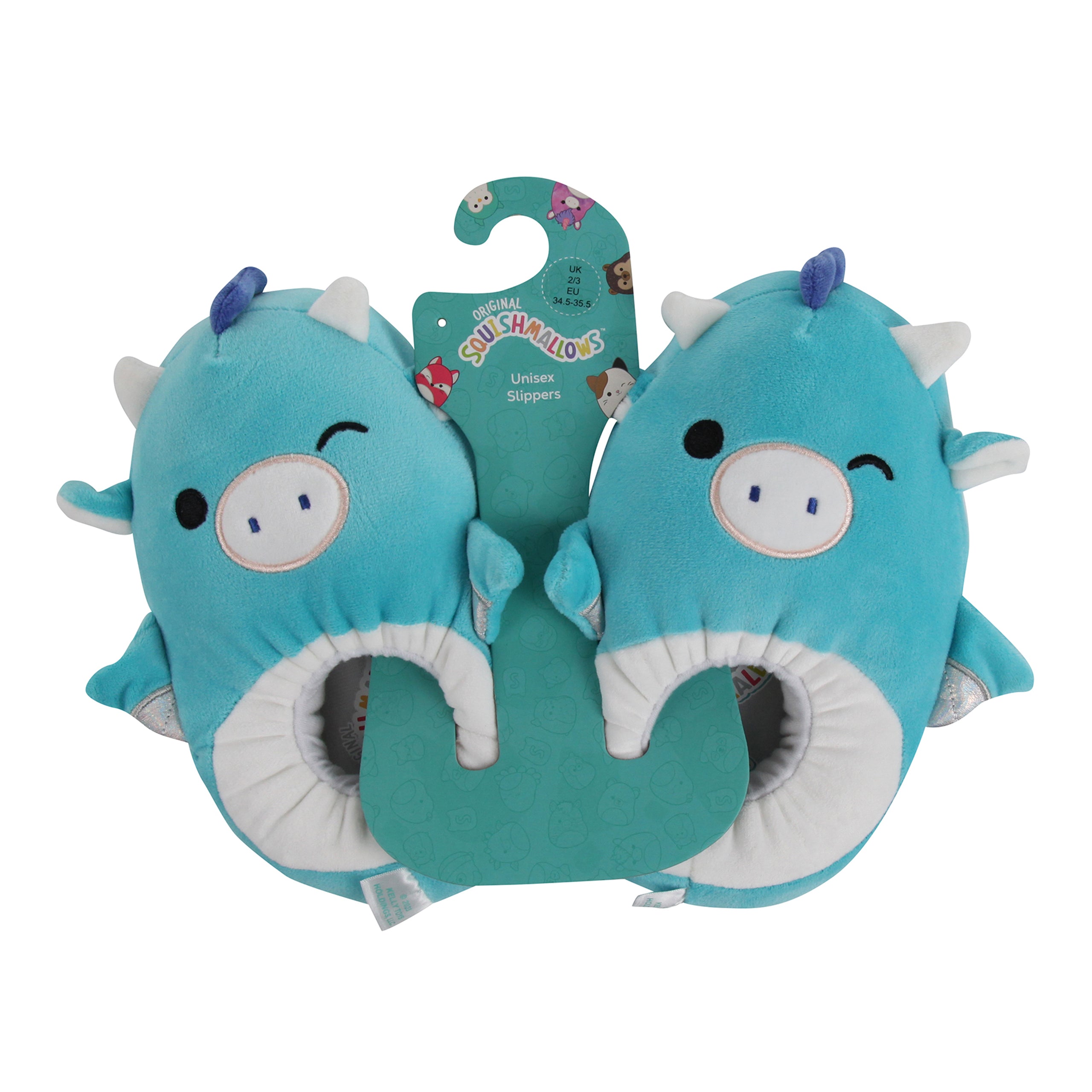 Squishmallows Slippers - Tatiana The Dragon