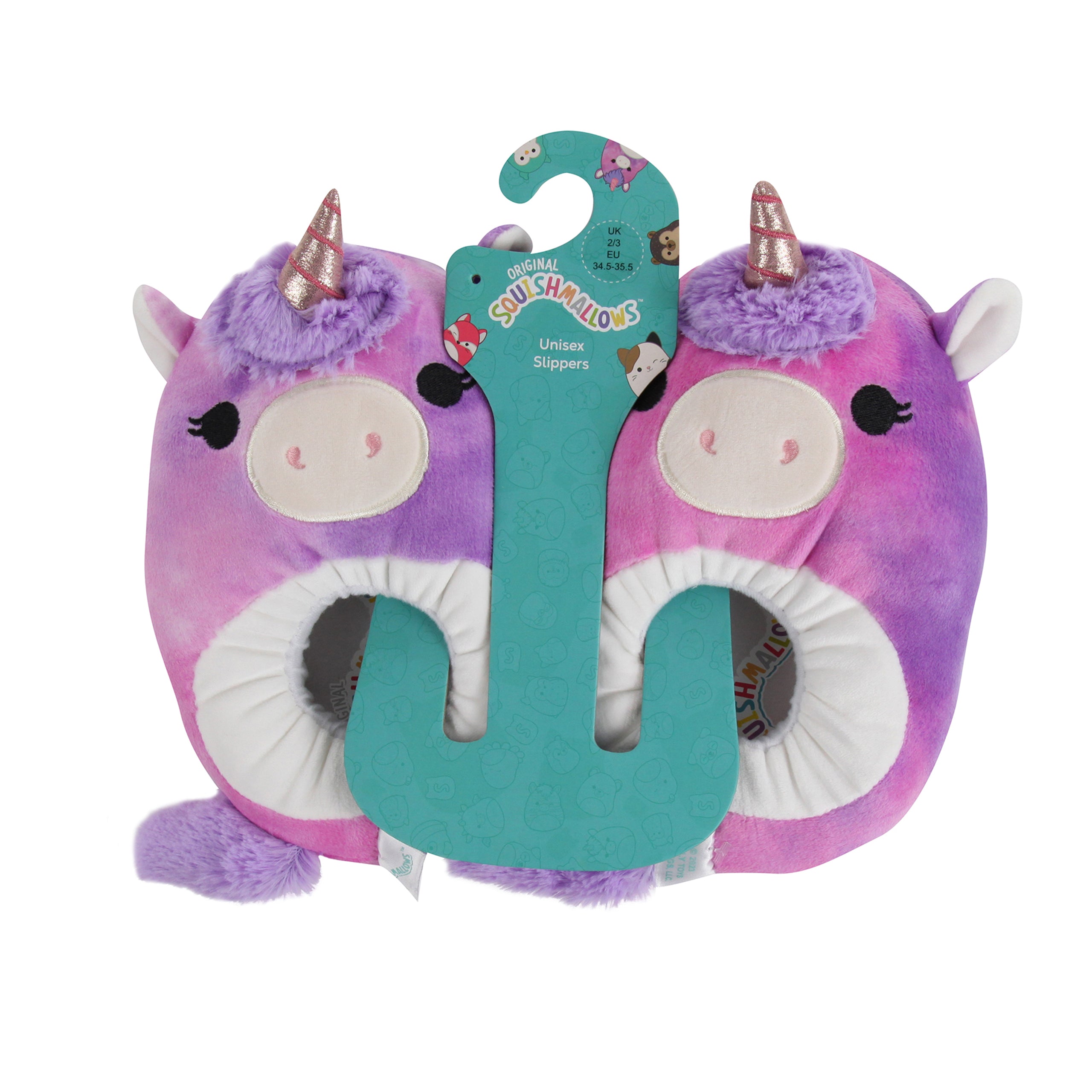 Squishmallows Slippers - Lola The Unicorn