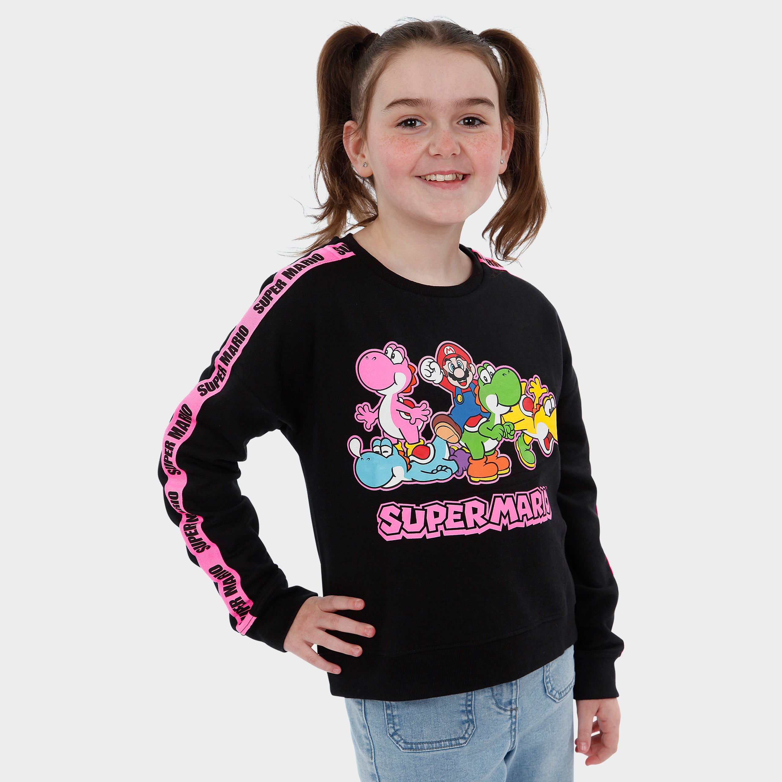 Super Mario Cropped Sweatshirt