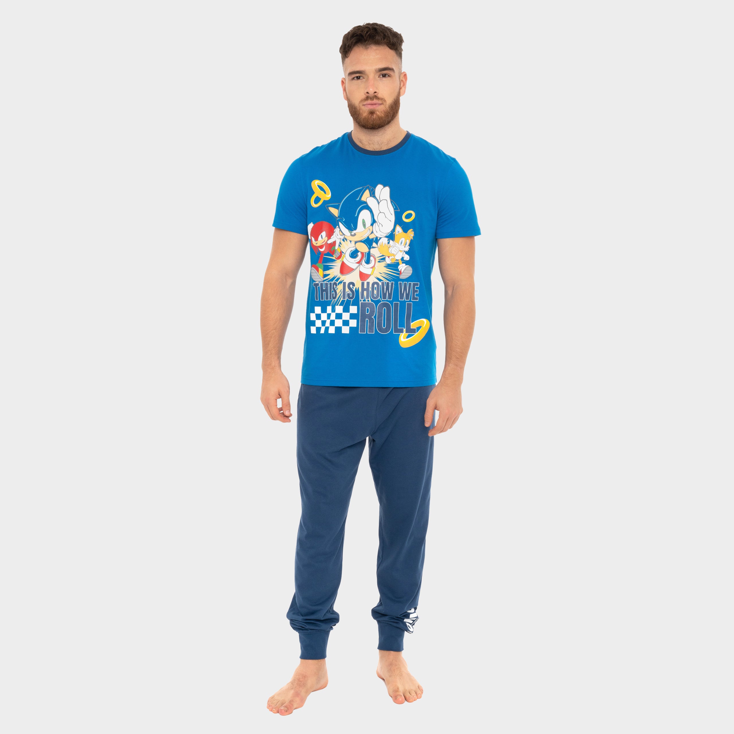 Sonic the Hedgehog Mens Pyjamas