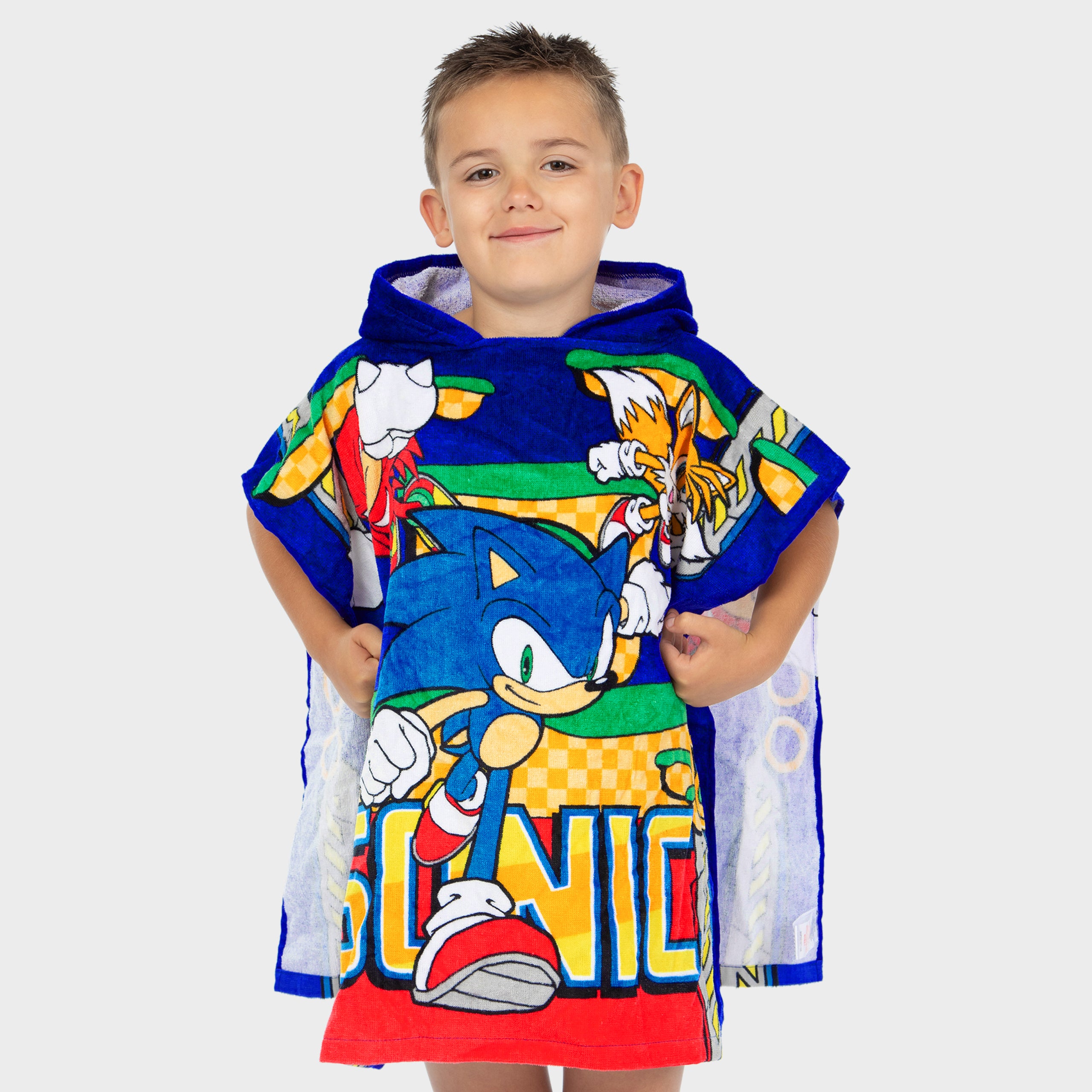 Sonic The Hedgehog Towel Poncho