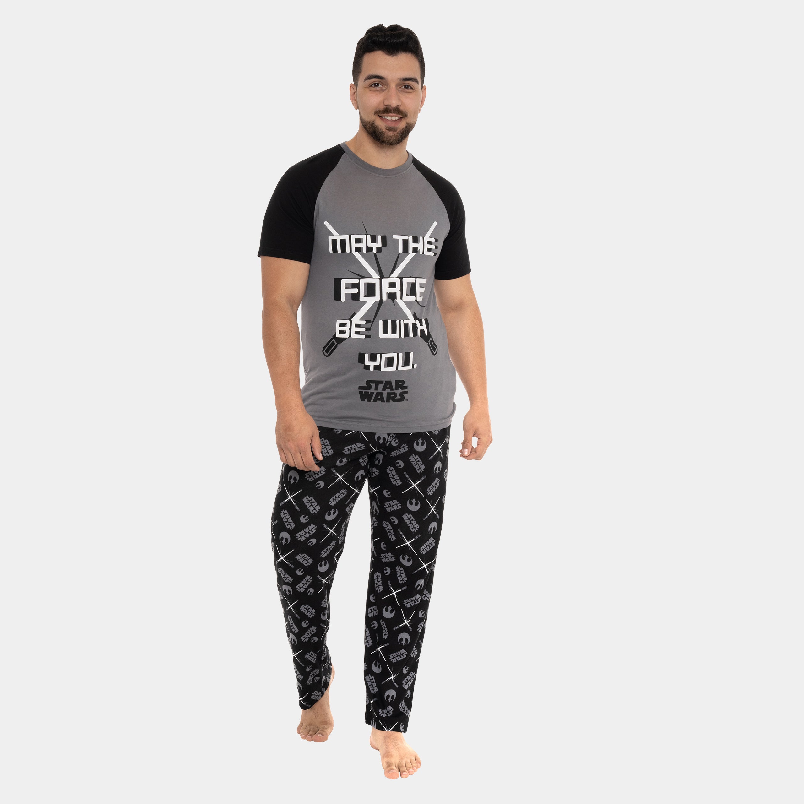 Mens Star Wars Pyjamas - Lightsabers