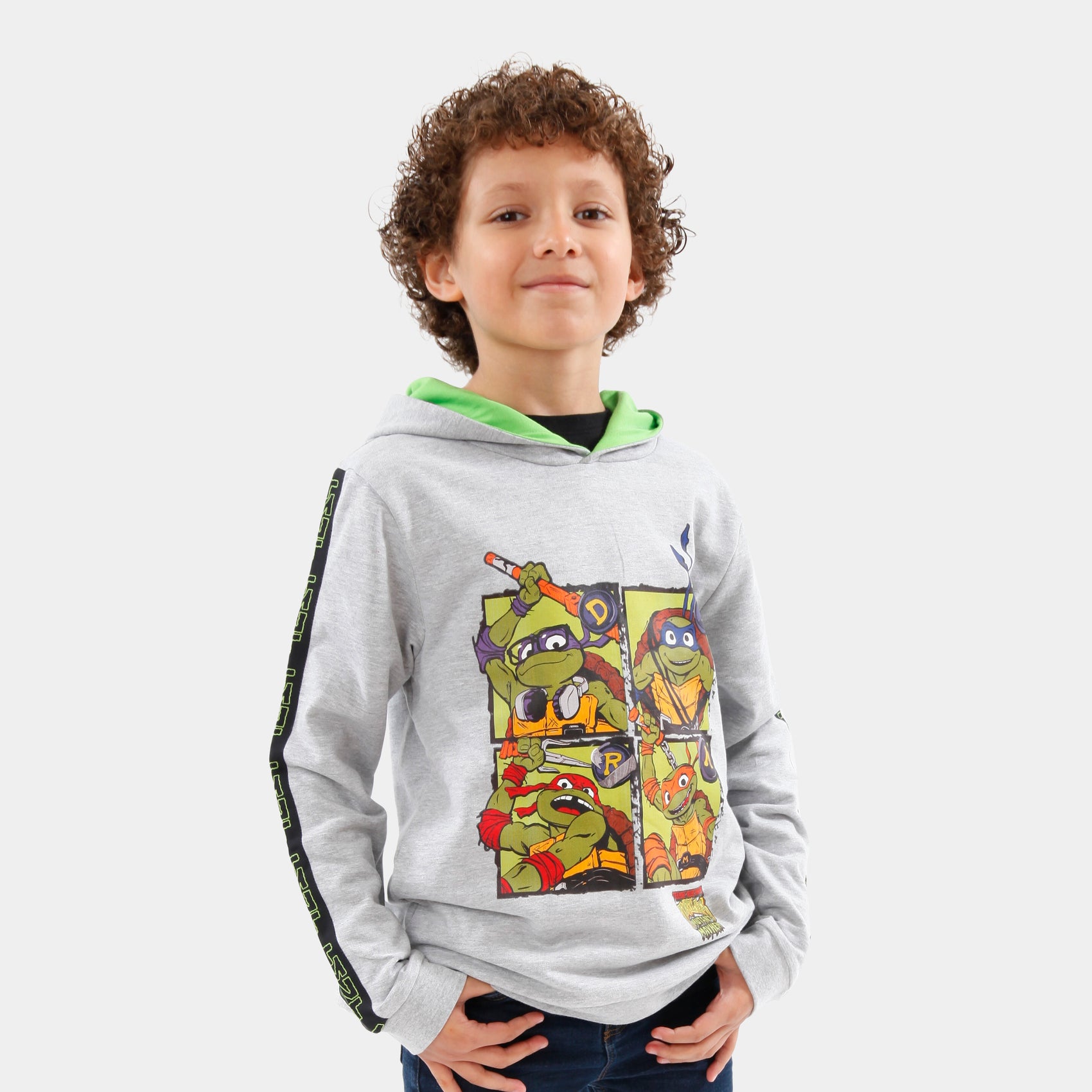 Teenage Mutant Ninja Turtles Hoodie Kids Official Character Merchandise