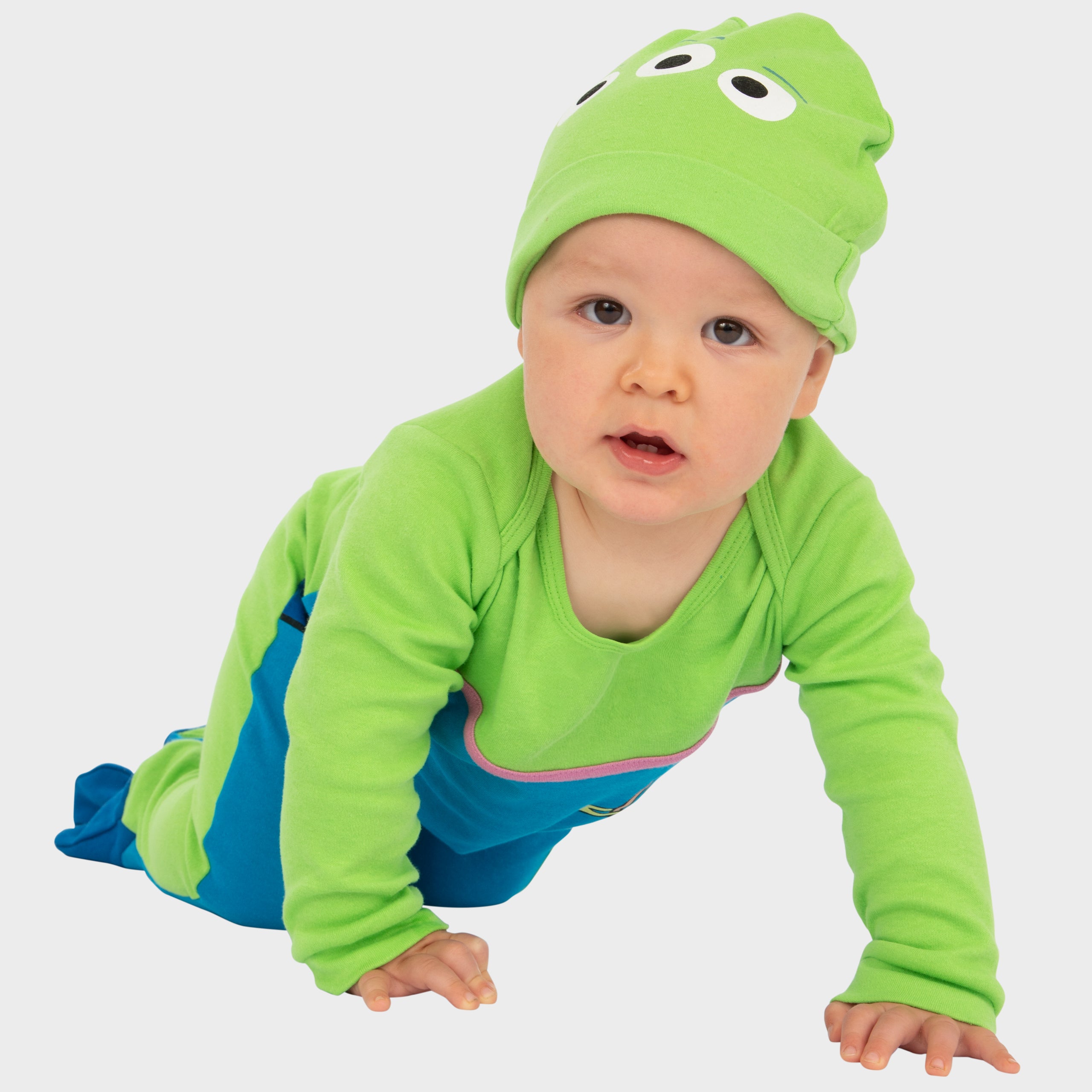 Baby Toy Story Sleepsuit and Hat - Pizza Planet Alien