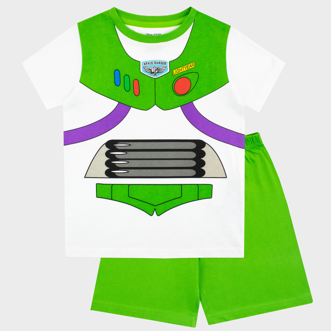 Børns Buzz Lightyear korte pyjamaser