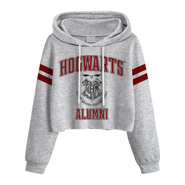 Ladies Harry Potter Hogwarts Alumni Cropped Hoodie Character