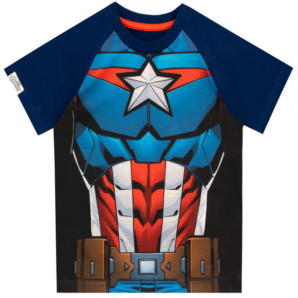 kids captain america shirt