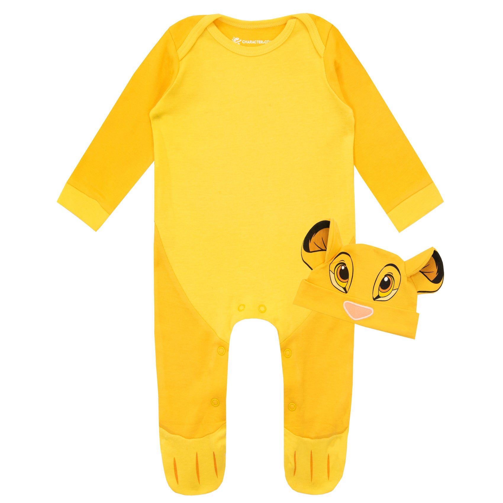 Baby Lion King Sleepsuit and Hat Set Character