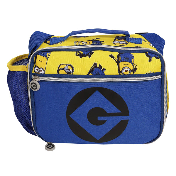 Despicable Me Minions Nylon Lunch Bag Zipper Lunchbox Carry Bag