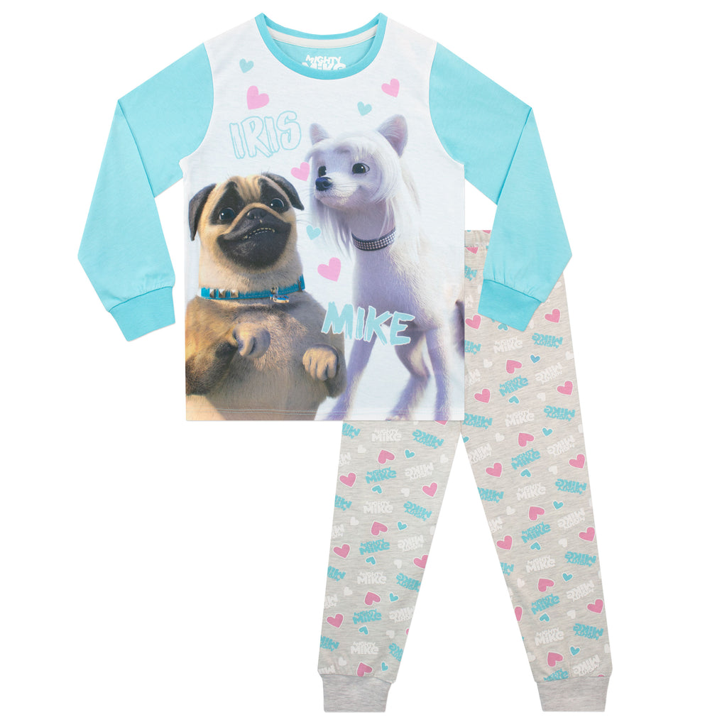 Girls best sale pug pjs