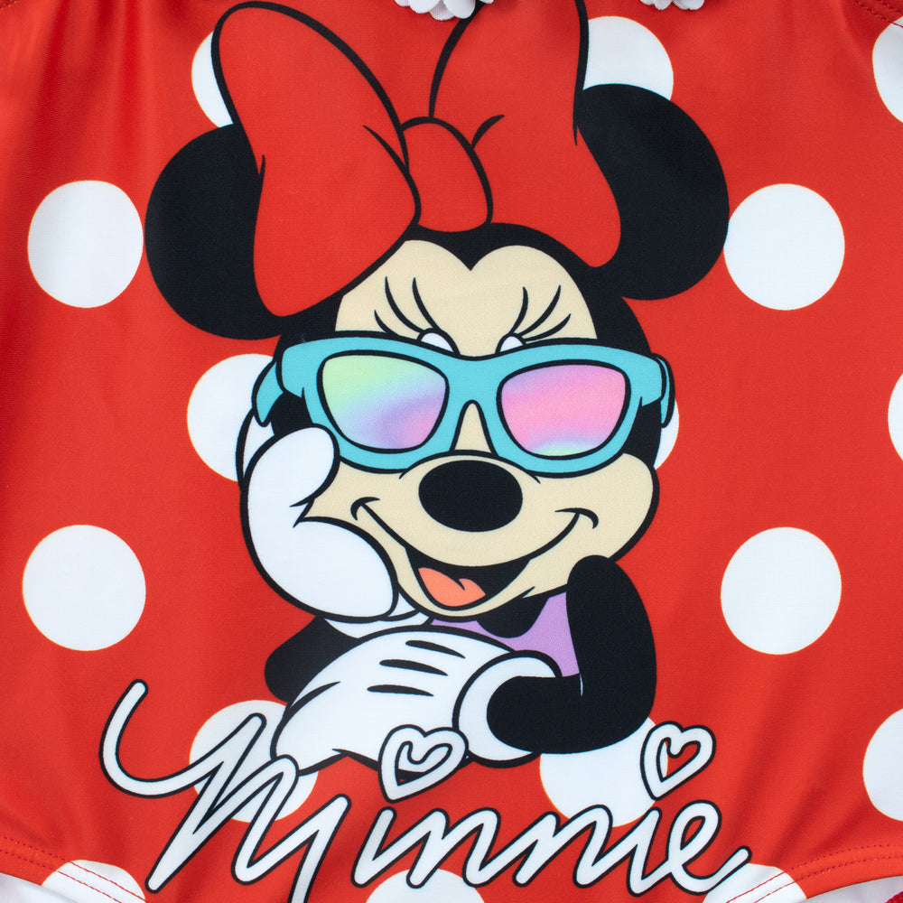 Girls Minnie Mouse Swimsuit