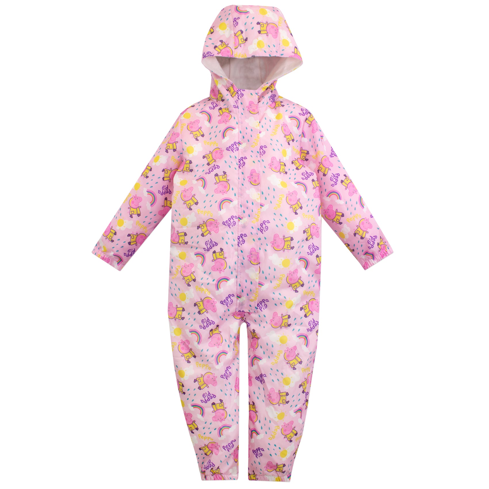 Girls all in one puddle fashion suit