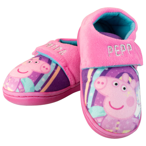 Kids peppa 2024 pig slippers