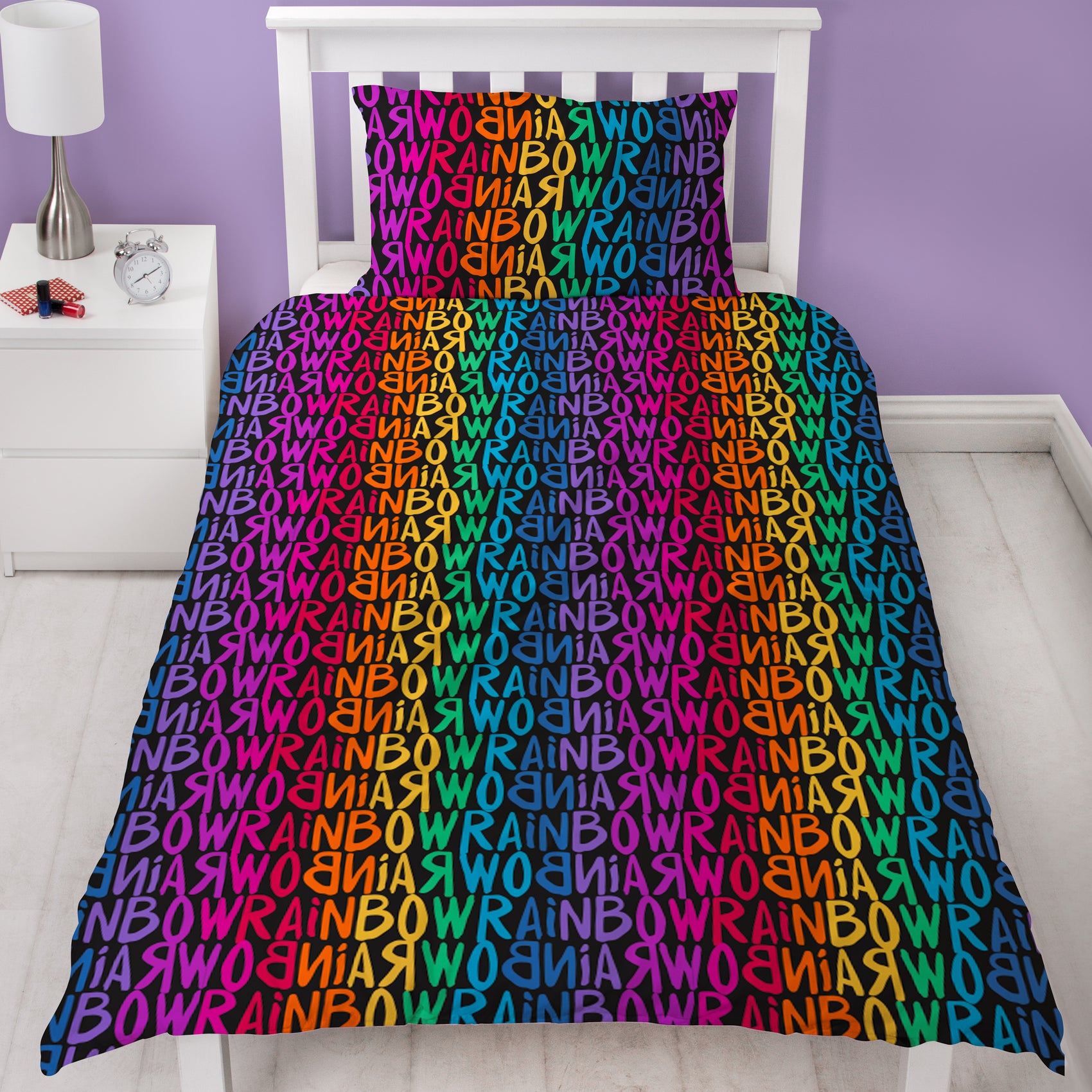 Kids Rainbow High Single Duvet Set