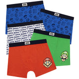 Nintendo Girls' Super Mario 7-Pack Underwear Available in Size 4