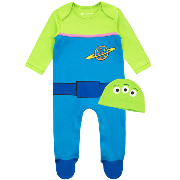 Baby Toy Story Sleepsuit and Hat Character